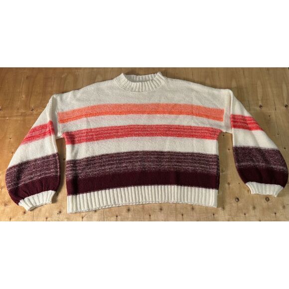 Truly Madly Deeply Los Angeles‎ Striped Cozy Sweater Size Medium - Picture 4 of 8